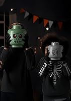 LEGO Iconic Storage Head Large, Green Skeleton — image 9