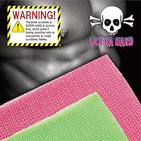 Terra Exfoliating Washcloth Set (Green, Pink) — image 2