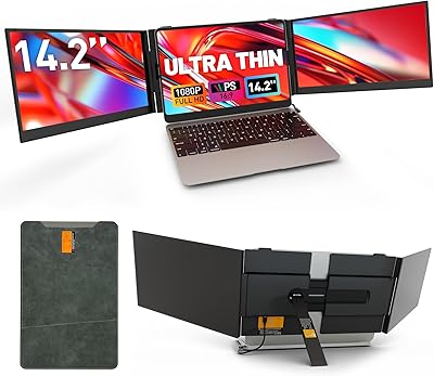 Sitrunda S8Ultra 14.2″ Triple Screen Laptop Extender