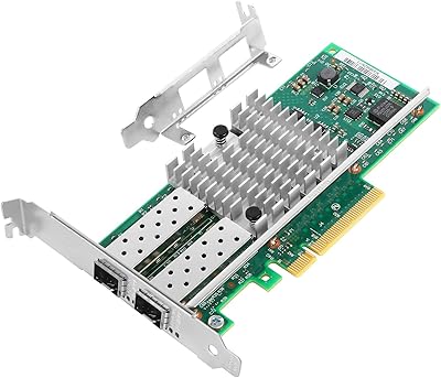 Vogzone 10Gb PCI-E NIC Network Card X520-DA2-10G