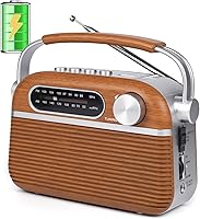 ONGTEED Portable AM FM Analog Radio with Bluetooth Speaker — image 1