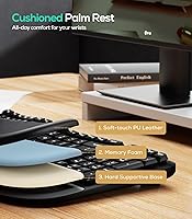 Nulea RT08 Wave Keys Wireless Ergonomic Keyboard — image 6