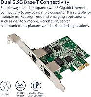 IO Crest Syba Dual 2.5 Gigabit Ethernet PCI-E Network Card — image 2