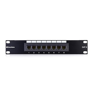Cable Matters Mini 8-Port Patch Panel 180098-Cat6