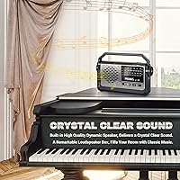 PRUNUS NOAA Weather AM FM Portable Radio J15WB — image 5