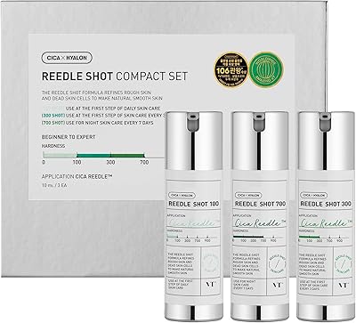 VT COSMETICS Reedle Shot Compact Set 100/300/700 (10mL each)