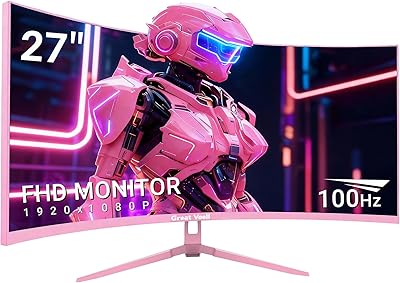 Great Voell 27-Inch Curved Gaming Monitor