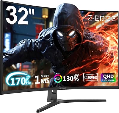 Z-Edge UG32 32-inch Curved Gaming Monitor