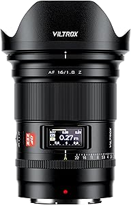 VILTROX AF 16mm F1.8 Z Lens for Nikon Z-Mount