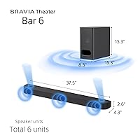 Sony BRAVIA Theater Bar HT-B600 3.1.2ch Soundbar with Wireless Subwoofer — image 3