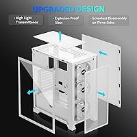 darkFlash DRX70 ATX Mid-Tower Gaming PC Case — image 2