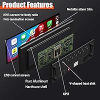 PEMP Ultra-Thin 12.3″ CarPlay Android Auto Head Unit for BMW E60 2005-2010 — image 5