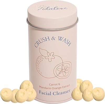 Tidalove 3-in-1 Solid Facial Cleanser, Exfoliator, and Mask (60 Tablets)