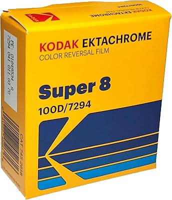 Kodak Super 8 Ektachrome 100D 7294 Film 50' Cartridge