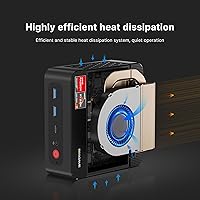 BOSGAME P4 Mini Gaming PC AMD Ryzen 7 5700U 16GB RAM 512GB SSD — image 9