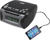 Naxa NRC175 Digital Alarm Clock Radio with CD Player — image 2