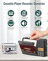 SEMIER Small Cassette Tape Player MP3 Converter with SD Card — image 2