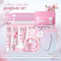 LAIKOU Sakura Skincare Set for Teen Girls, 34PCS — image 2