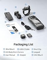 BOBLOV A23 Body Camera 128GB — image 8