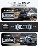 Jzones V620 4K+1080P Dual Dash Cam — image 2