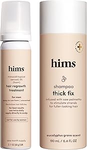 hims Thick Fix Hair Thickening Shampoo & Minoxidil Treatment Foam Set Review