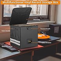 Neoteck Vinyl Record Storage Box with Lock — image 7