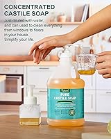 Yoken Organic Castile Soap Liquid (Unscented, 64 oz) — image 3