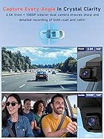 TUIFAC GT803 2.5K+1080P Dual Dash Cam — image 3