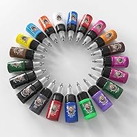 Hawink Tattoo Ink Color Set 21 Colors 0.5 Fl Oz — image 5