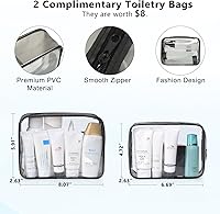 Snoffic Travel Backpack for Women, 17.3-inch Laptop Backpack, Black — image 5