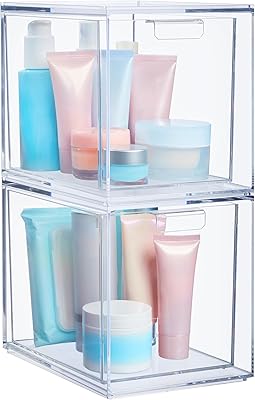 STORi Audrey 2-Piece Stackable Organizer Drawers