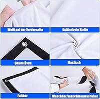 VerCorkin 120 Inch Black Backing Projection Screen — image 5