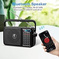 Gelielim RX-BT169S Portable AM FM Radio with Bluetooth — image 3