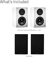 Fluance Elite SX6WH Bookshelf Speakers — image 8