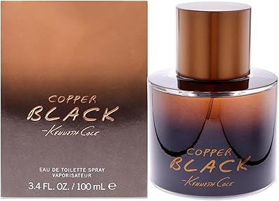 Kenneth Cole Copper Black Eau De Toilette Cologne for Men 100mL