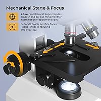 Vabiooth Lab Darkfield & Brightfield Trinocular Compound Microscope 40X-2500X Magnification — image 4