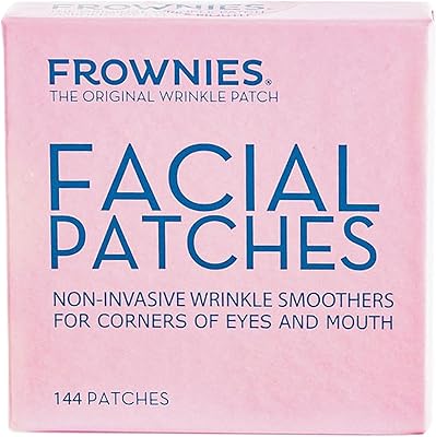 Frownies Facial Patches for Wrinkles on Eyes & Mouth, 144 Patches