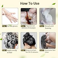 BOJICA Black Hair Dye Shampoo 3 in 1, 16.9 Fl Oz — image 6