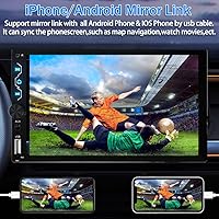 Leadfan X5 7-Inch Double Din Car Stereo with Apple CarPlay & Android Auto — image 4