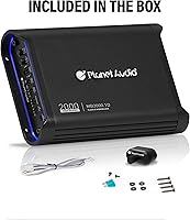 Planet Audio MB2000.1D Class D Car Amplifier — image 6