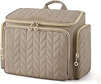 BAGSMART Travel Toiletry Bag, Camel — image 1