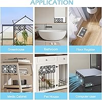 AmRunJe 2X 120mm Computer Fan with AC Plug — image 5