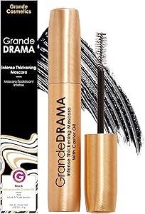 Grande Cosmetics GrandeDRAMA Intense Thickening Black Mascara with Castor Oil