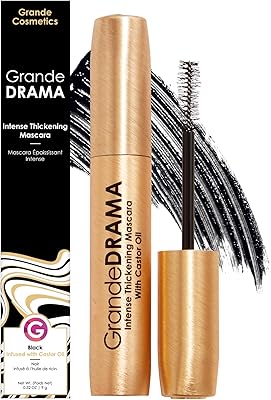 Grande Cosmetics GrandeDRAMA Intense Thickening Black Mascara with Castor Oil