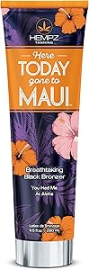 HEMPZ Here Today Gone to Maui Black Bronzer Self Tanning Lotion 9.5oz Review