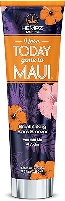 HEMPZ Here Today Gone to Maui Black Bronzer Self Tanning Lotion 9.5oz