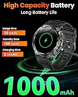 Karchilor Military Smart Watch 1.7″ with 1000mAh Battery — image 2