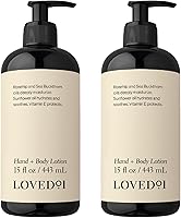 Loved01 Hand & Body Lotion, John Legend Skincare, Fragrance-Free, 15oz (2-Pack) — image 1