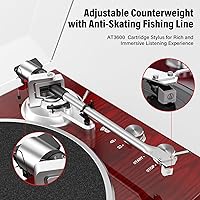 DIGITNOW Belt Drive Turntable with Bluetooth and USB Output — image 3