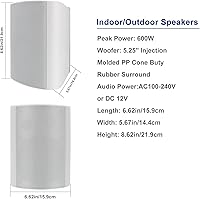 STUDIOFINIX HOS-501W-DE 5.25 Inch Passive Wall Mount Speakers — image 8